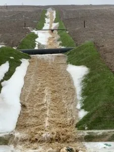 HydroTurf revetment system shoreline application